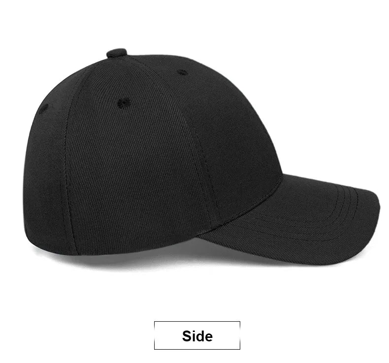 Klassische Verstellbare Dad Baseballkappe – Schlichte Plain Cap für Damen & Herren mit gebogenem Schirm & angenehmer Passform