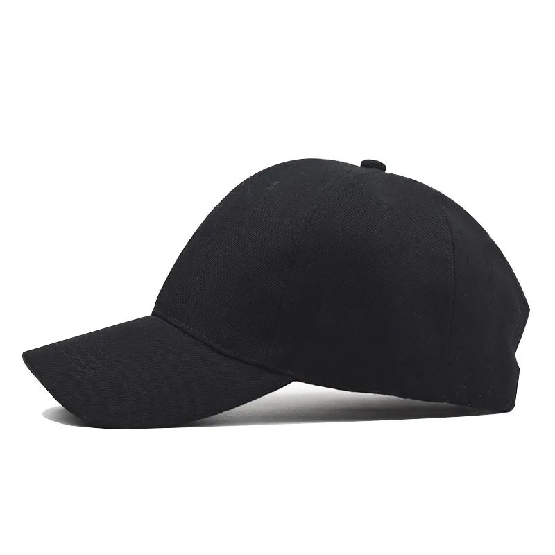 Klassische Verstellbare Dad Baseballkappe – Schlichte Plain Cap für Damen & Herren mit gebogenem Schirm & angenehmer Passform