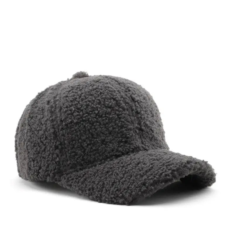 Warme Plüsch Winter Baseballkappe – Gefütterte Winter Cap mit weichem Innenfutter für Damen & Herren bei kaltem Wetter