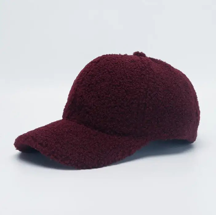 Warme Plüsch Winter Baseballkappe – Gefütterte Winter Cap mit weichem Innenfutter für Damen & Herren bei kaltem Wetter