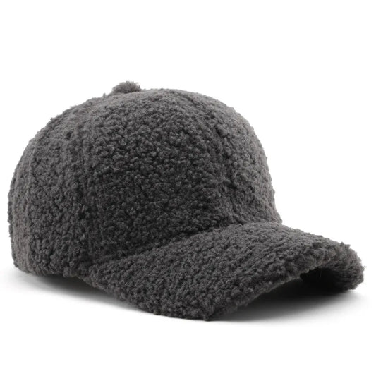 Warme Plüsch Winter Baseballkappe – Gefütterte Winter Cap mit weichem Innenfutter für Damen & Herren bei kaltem Wetter