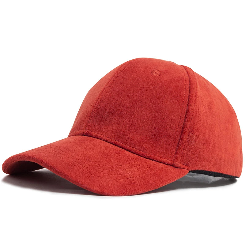 Vintage Wildleder Hip Hop Baseballkappe – Stylische Retro Cap in Wildleder Optik für Damen & Herren mit verstellbarer Passform