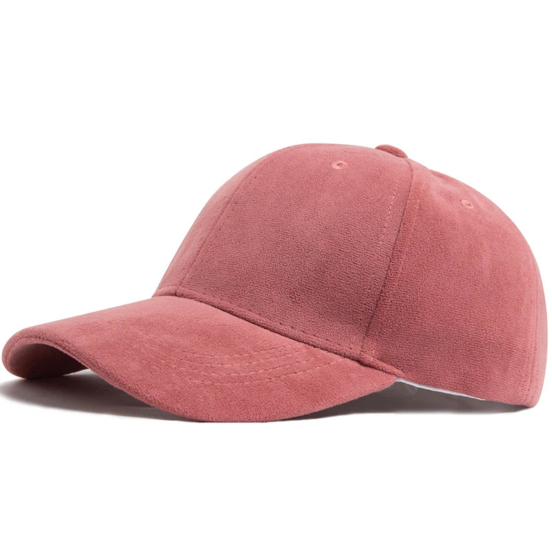 Vintage Wildleder Hip Hop Baseballkappe – Stylische Retro Cap in Wildleder Optik für Damen & Herren mit verstellbarer Passform