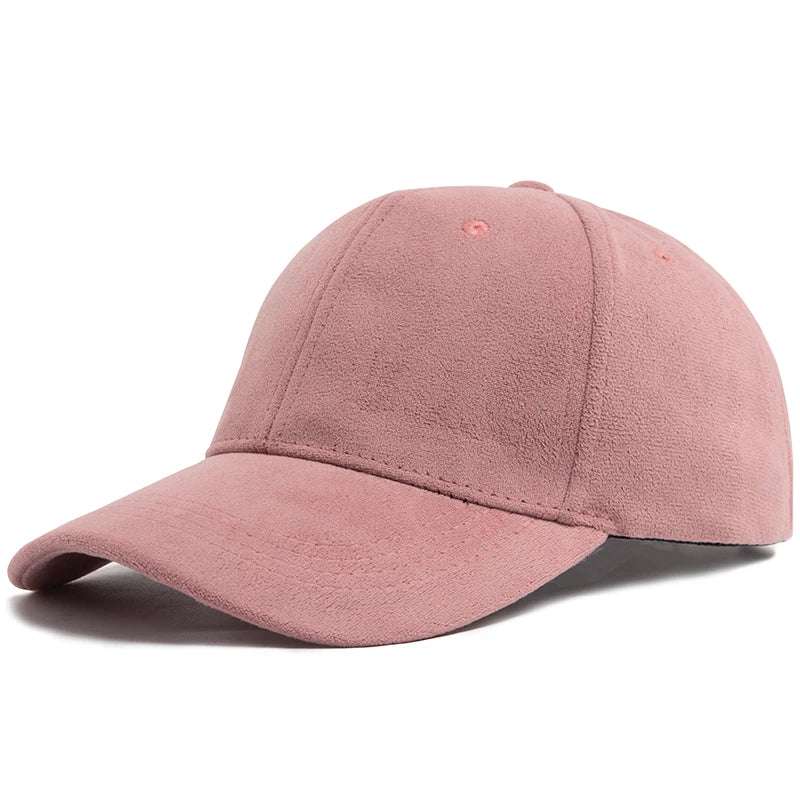 Vintage Wildleder Hip Hop Baseballkappe – Stylische Retro Cap in Wildleder Optik für Damen & Herren mit verstellbarer Passform