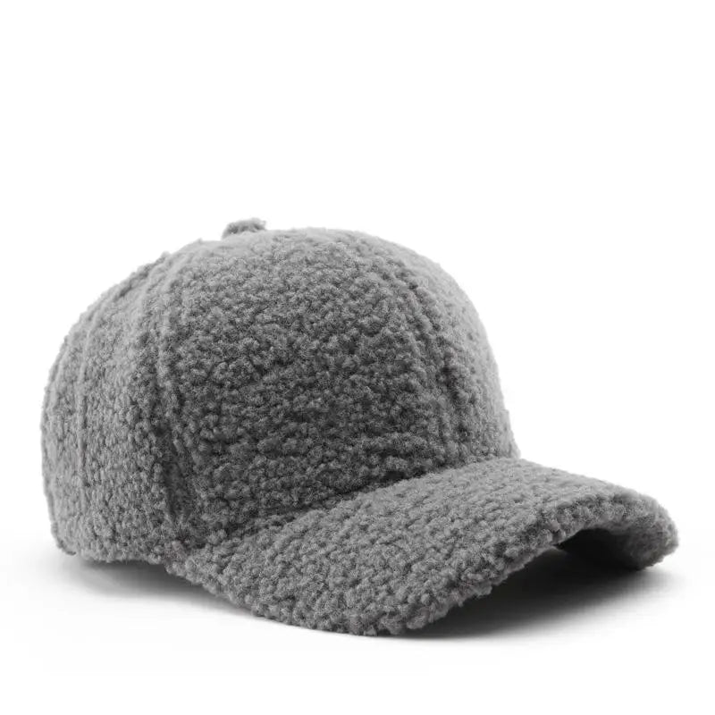Warme Plüsch Winter Baseballkappe – Gefütterte Winter Cap mit weichem Innenfutter für Damen & Herren bei kaltem Wetter