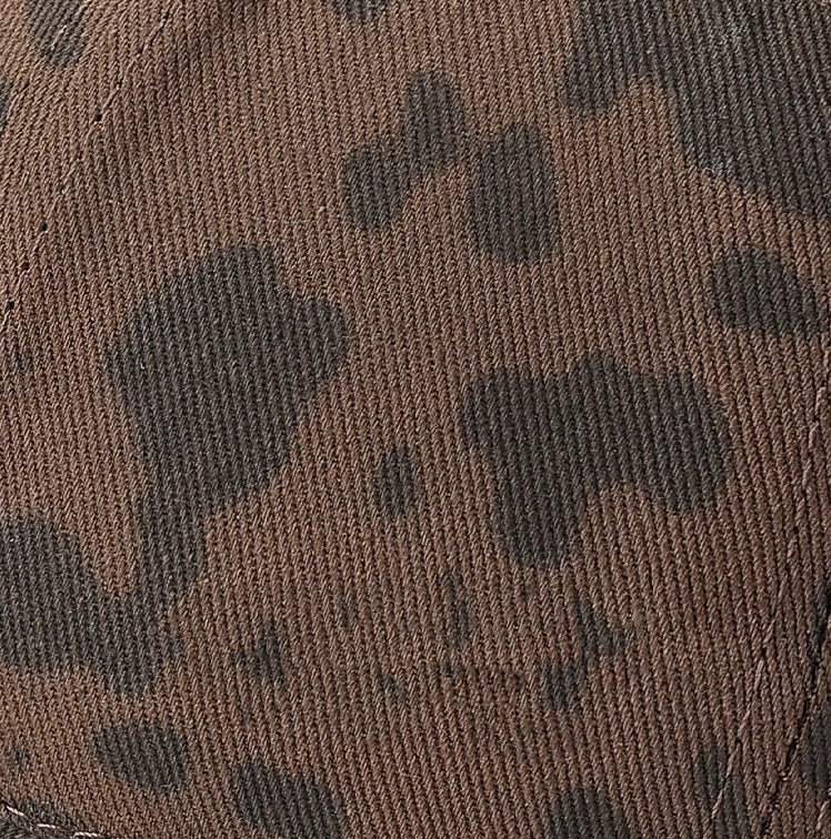 Leopard Print Duck Bill Baseballkappe – Modische Retro Cap mit Leopardenmuster & gebogenem Schirm für stylische Streetwear Looks