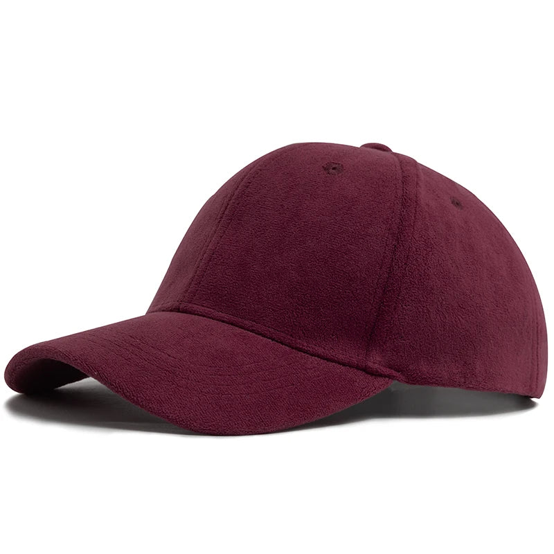 Vintage Wildleder Hip Hop Baseballkappe – Stylische Retro Cap in Wildleder Optik für Damen & Herren mit verstellbarer Passform