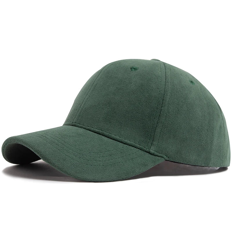Vintage Wildleder Hip Hop Baseballkappe – Stylische Retro Cap in Wildleder Optik für Damen & Herren mit verstellbarer Passform