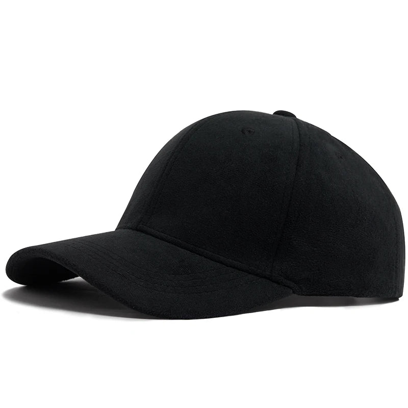 Vintage Wildleder Hip Hop Baseballkappe – Stylische Retro Cap in Wildleder Optik für Damen & Herren mit verstellbarer Passform