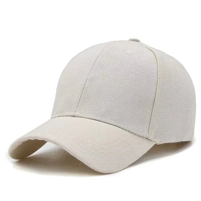 Klassische Verstellbare Dad Baseballkappe – Schlichte Plain Cap für Damen & Herren mit gebogenem Schirm & angenehmer Passform