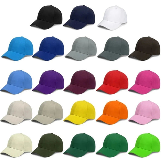 Klassische Verstellbare Dad Baseballkappe – Schlichte Plain Cap für Damen & Herren mit gebogenem Schirm & angenehmer Passform