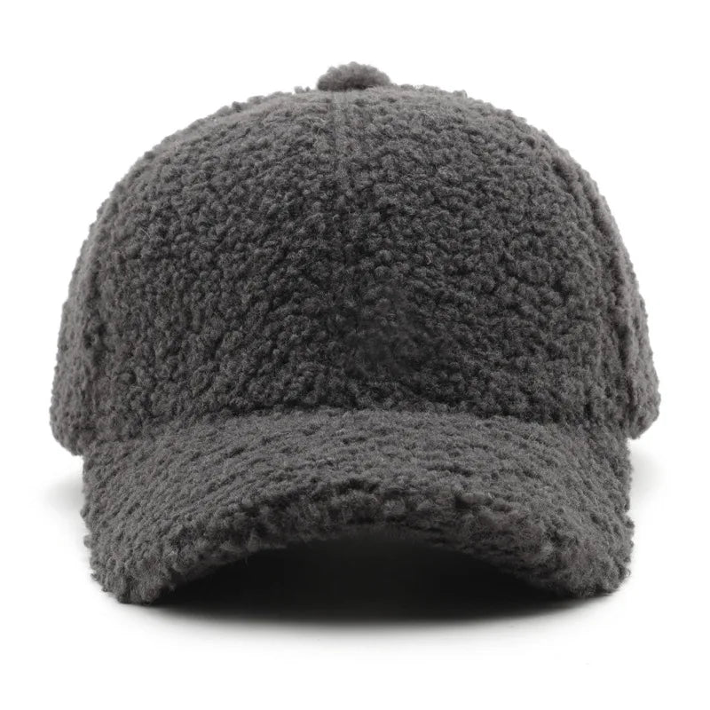 Warme Plüsch Winter Baseballkappe – Gefütterte Winter Cap mit weichem Innenfutter für Damen & Herren bei kaltem Wetter