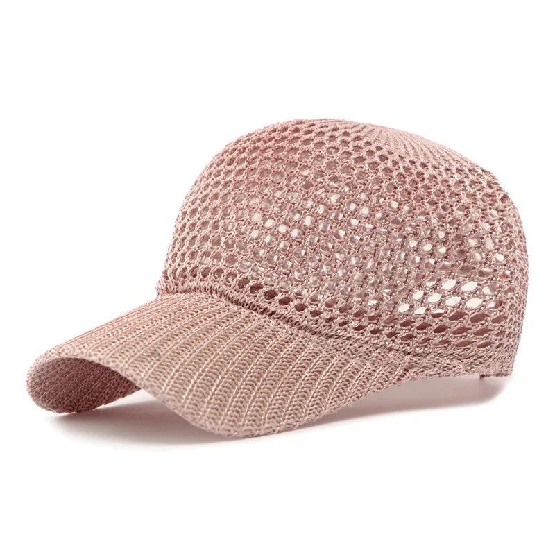 Atmungsaktive Sommer Sport Baseballkappe – Leichte verstellbare Unisex Cap für Sport, Fitness, Joggen, Outdoor & Freizeit