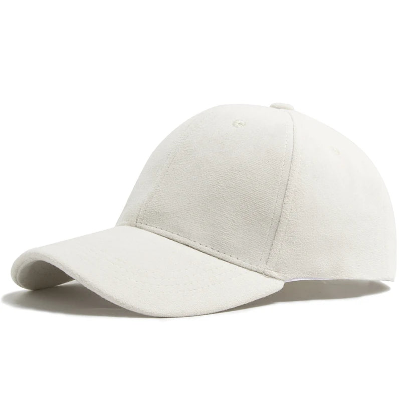 Vintage Wildleder Hip Hop Baseballkappe – Stylische Retro Cap in Wildleder Optik für Damen & Herren mit verstellbarer Passform