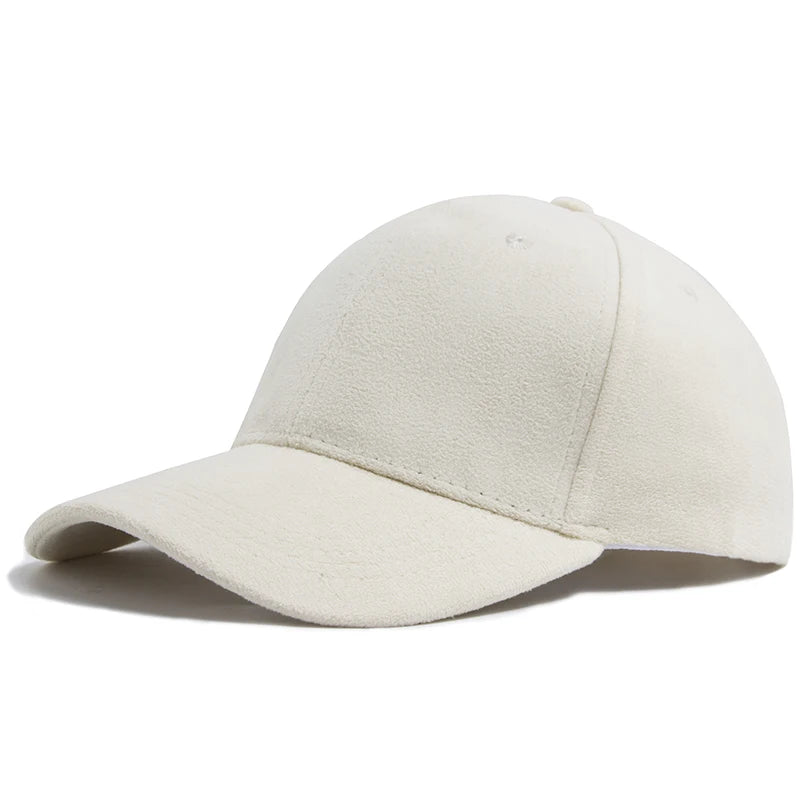 Vintage Wildleder Hip Hop Baseballkappe – Stylische Retro Cap in Wildleder Optik für Damen & Herren mit verstellbarer Passform