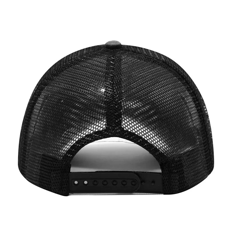Vintage Washed Mesh Baseballkappe – Atmungsaktive Retro Trucker Cap im Used Look für Damen & Herren mit verstellbarer Passform